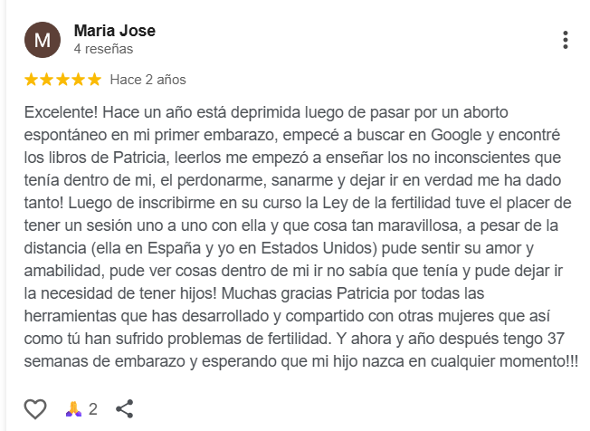 Reseña pública de Google 5