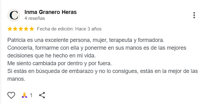 Reseña pública de Google 12