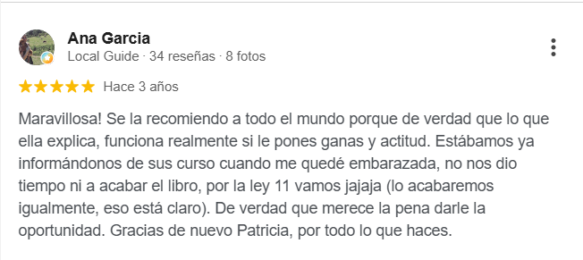 Reseña pública de Google 10