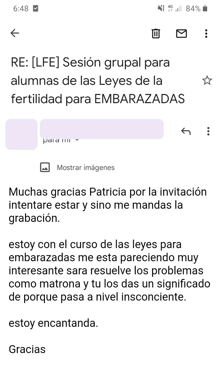Experiencia durante el embarazo