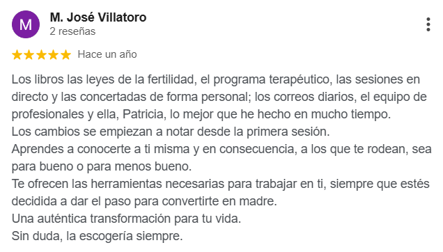 Reseña pública de Google 1