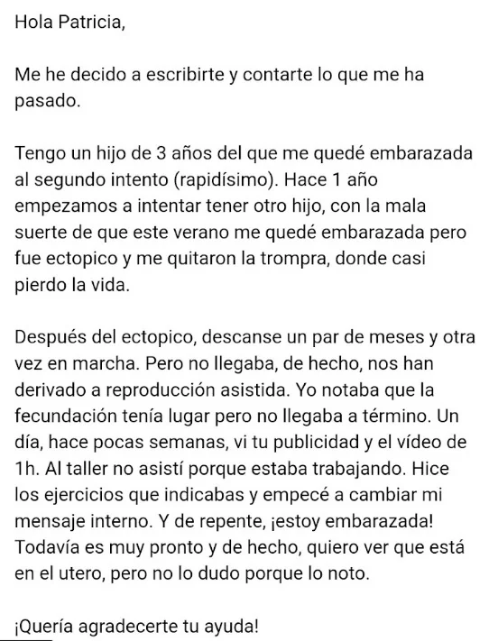 Positivo compartido tras una pérdida previa